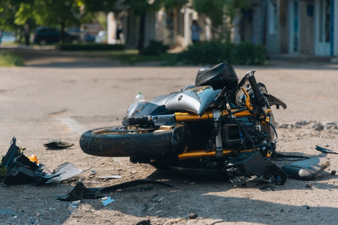 aftermath of a motorcycle accident